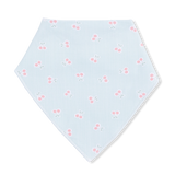 Tiny Cherry Stripe - Bandana Bib