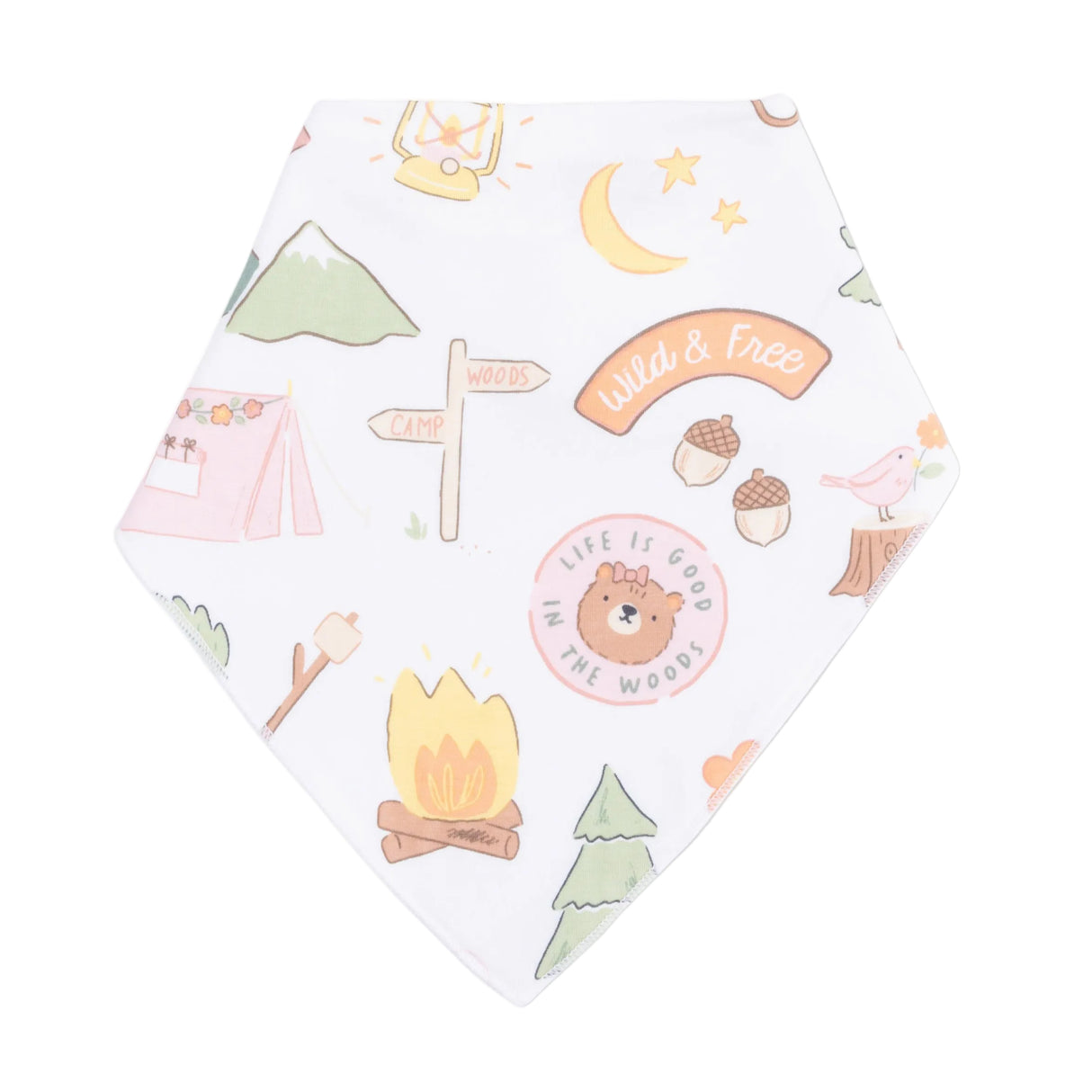 Camping Pink - Bandana Bib