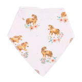 Pink Ponies - Bandana Bib