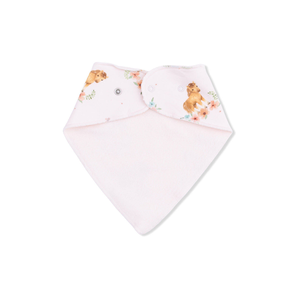 Pink Ponies - Bandana Bib