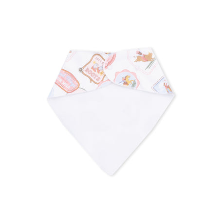 Rodeo Patches Pink - Bandana Bib