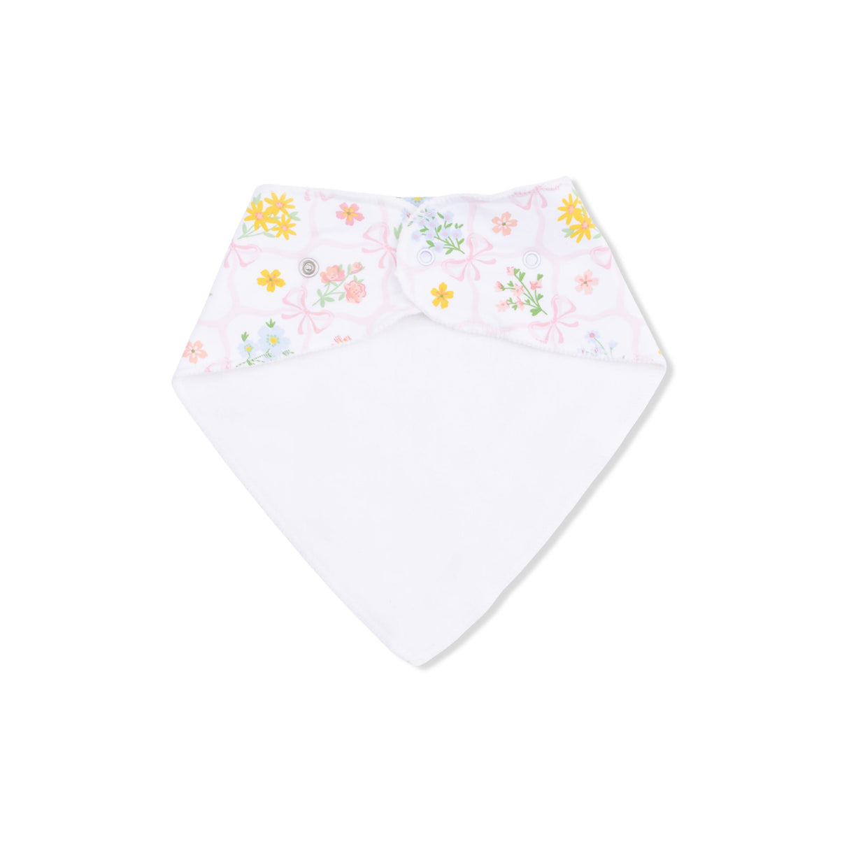 Spring Blooms Bow Trellis - Bandana Bib