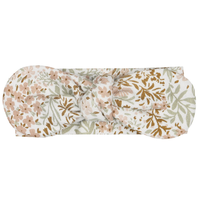 Organic Headwrap - Gardenia - HoneyBug 