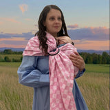 Pink Sunkist Ring Sling Carrier