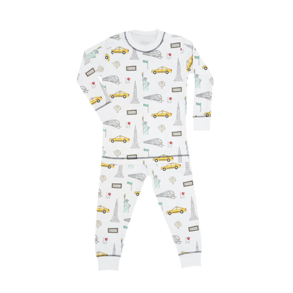 New York New York Long Sleeve Pajama Set - HoneyBug 