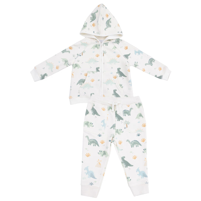 Zip Hoodie and Jogger Set - HoneyBug 