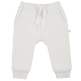 Organic Fleece Jogger Pants - Natural - HoneyBug 