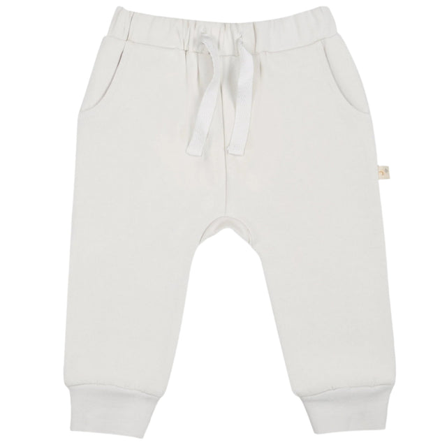 Organic Fleece Jogger Pants - Natural - HoneyBug 