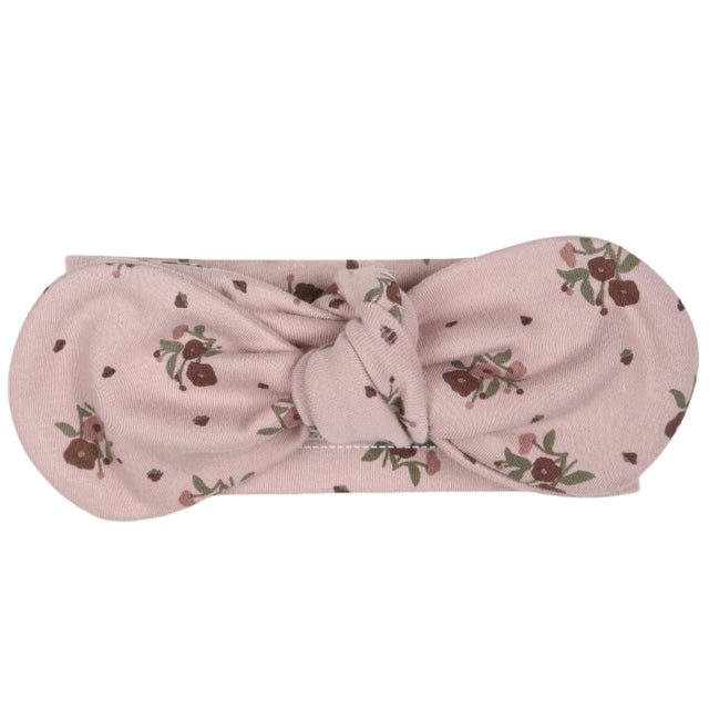 Organic Headwrap - Rose Ditsy - HoneyBug 