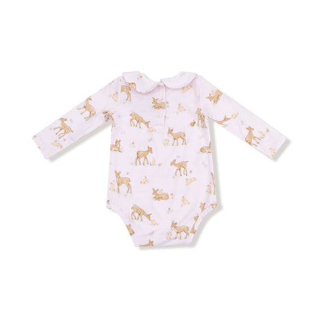 Peter Pan Collar Bodysuit - HoneyBug 