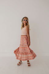 Tiered Maxi Skirt