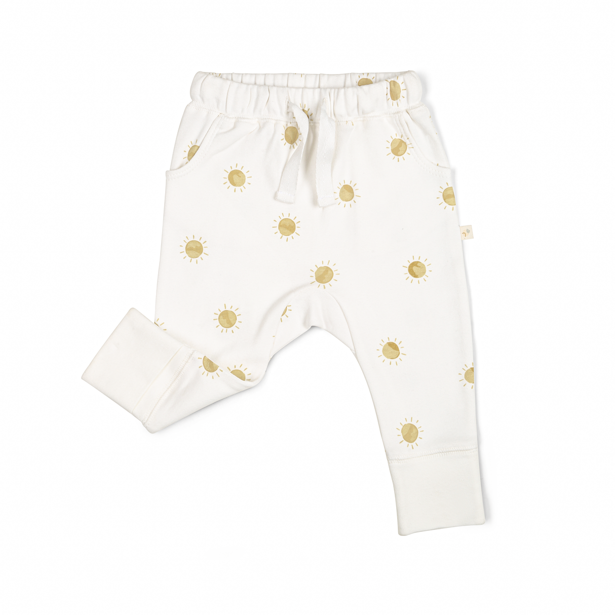Organic Baby Toddler Harem Pants - Sunshine - HoneyBug 