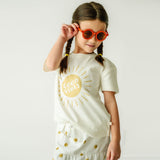 Organic Girls Tee and Skort Outfit - Sunshine - HoneyBug 