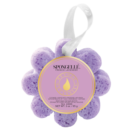 French Lavender Wild Flower Bath Sponge - HoneyBug 