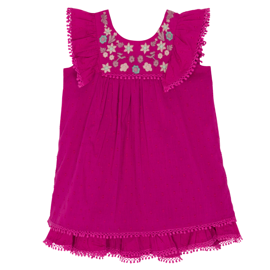 arya mini dress in hot pink - HoneyBug 