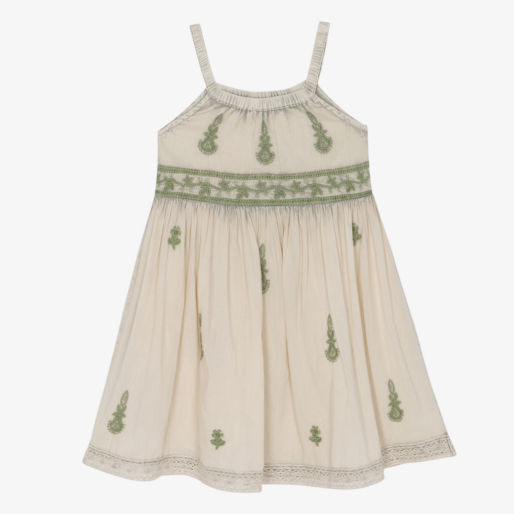 lilliana dress in cream - HoneyBug 