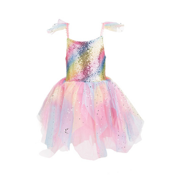 Rainbow Fairy Dress & Wings - HoneyBug 