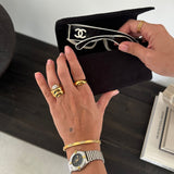 Rhett Double Layered Ring - HoneyBug 