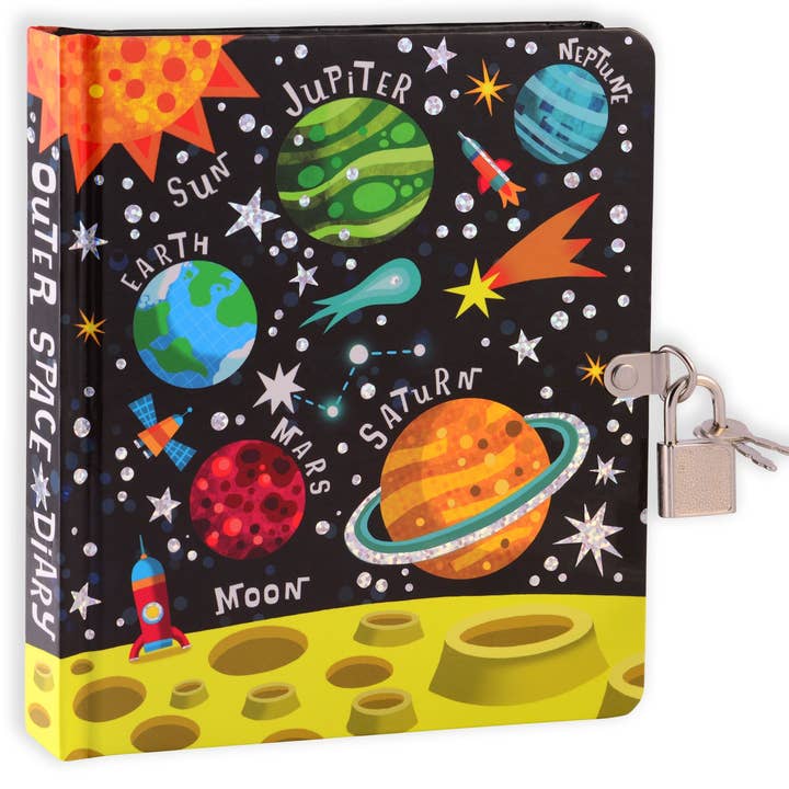 Lock and Key Diary - Space - HoneyBug 