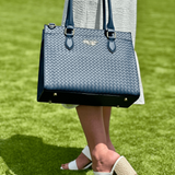 The Montrose Diaper Bag Tote - Cobalt