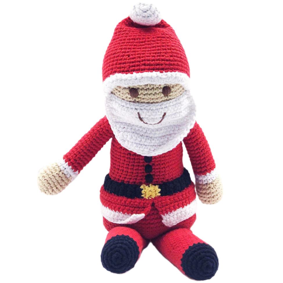 Large Santa Rattle - HoneyBug 