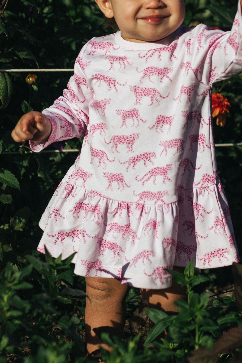 Pink Cheetah Swing Dress - HoneyBug 
