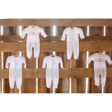 Grey Polka Dot Footie - HoneyBug 