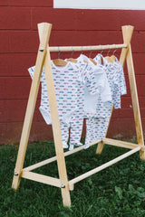 Red Cobra Car Turtleneck Onesie - HoneyBug 