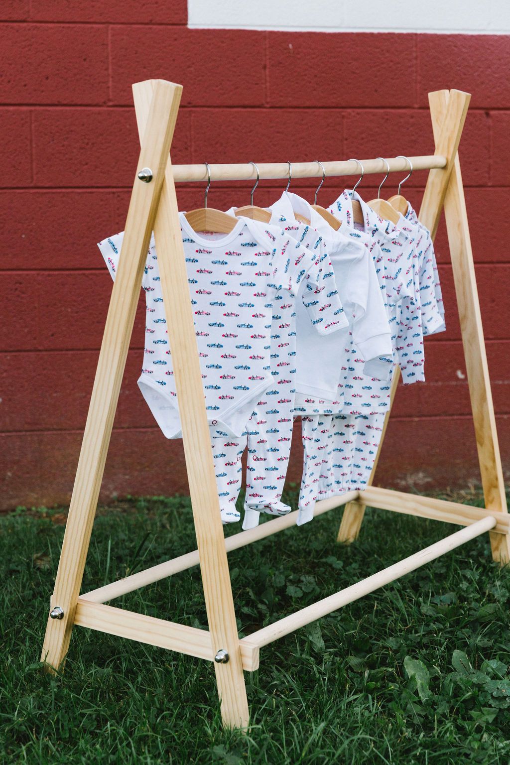 Red Cobra Car S/S Onesie - HoneyBug 