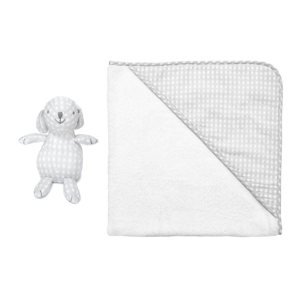Hooded towel and bunny - HoneyBug 