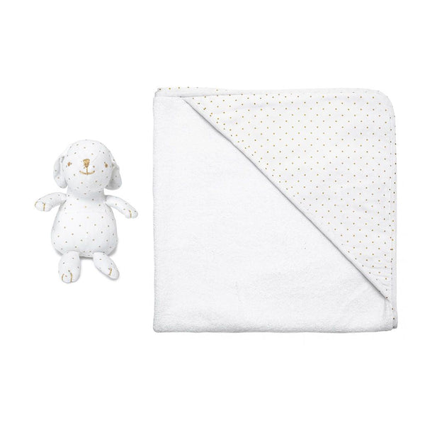 Hooded towel and bunny - HoneyBug 