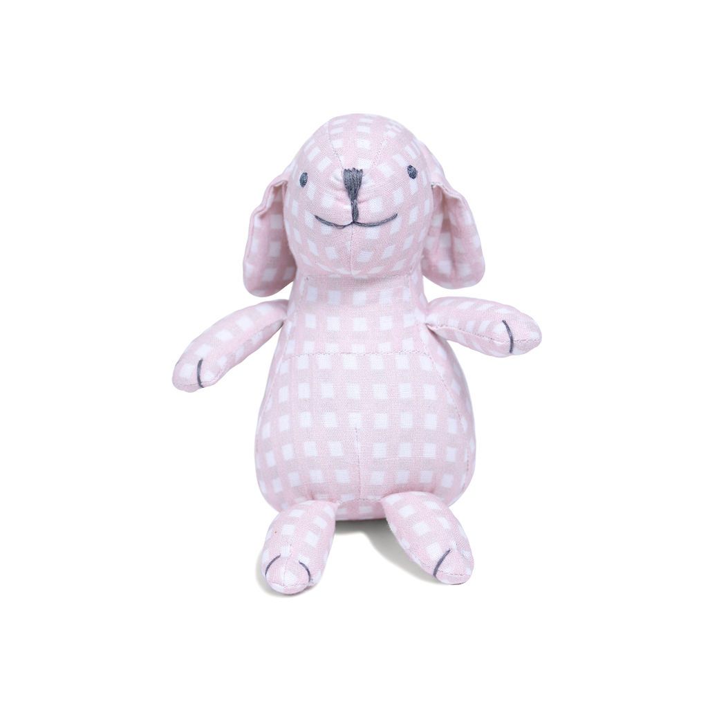 Louelle. bunny | dusty pink gingham - HoneyBug 