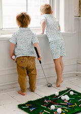 Golf Kids Short Kids Pajama Set - HoneyBug 