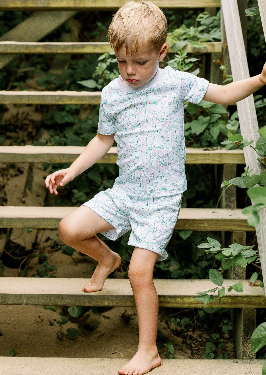 Golf Kids Short Kids Pajama Set - HoneyBug 