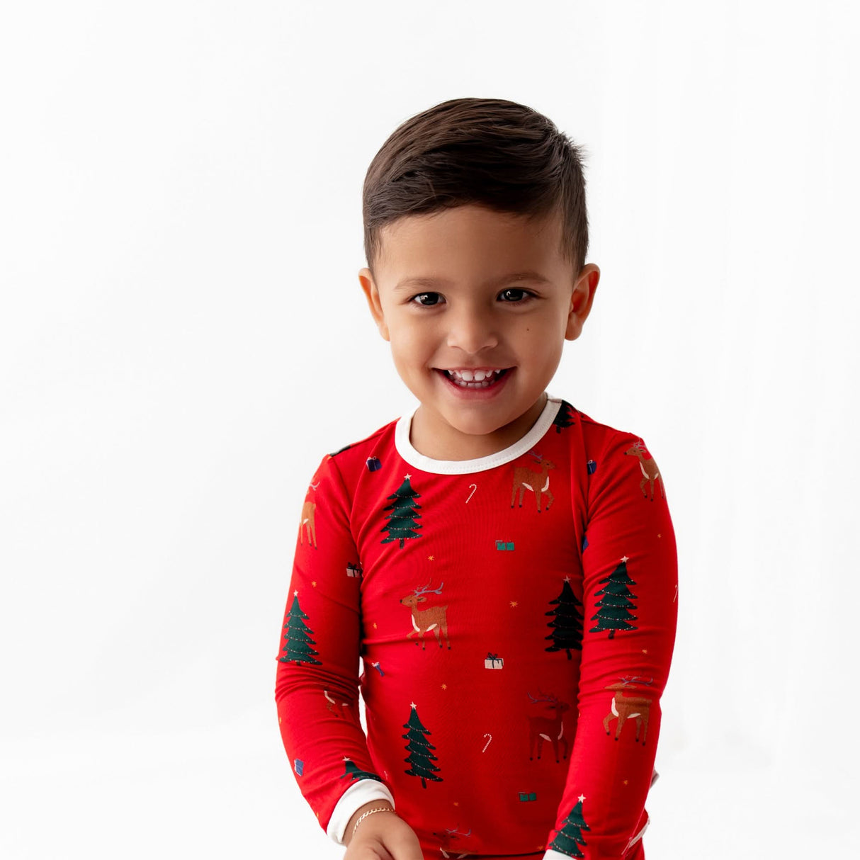 Reindeer Pajama Set - HoneyBug 