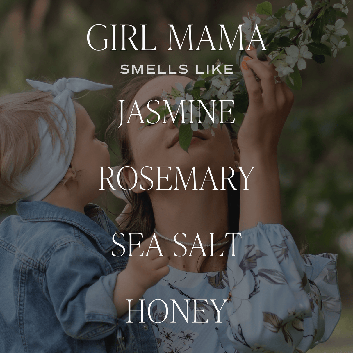 Girl Mama Soy Candle - Clear Jar - 9 oz (Wildflowers and Salt) - HoneyBug 