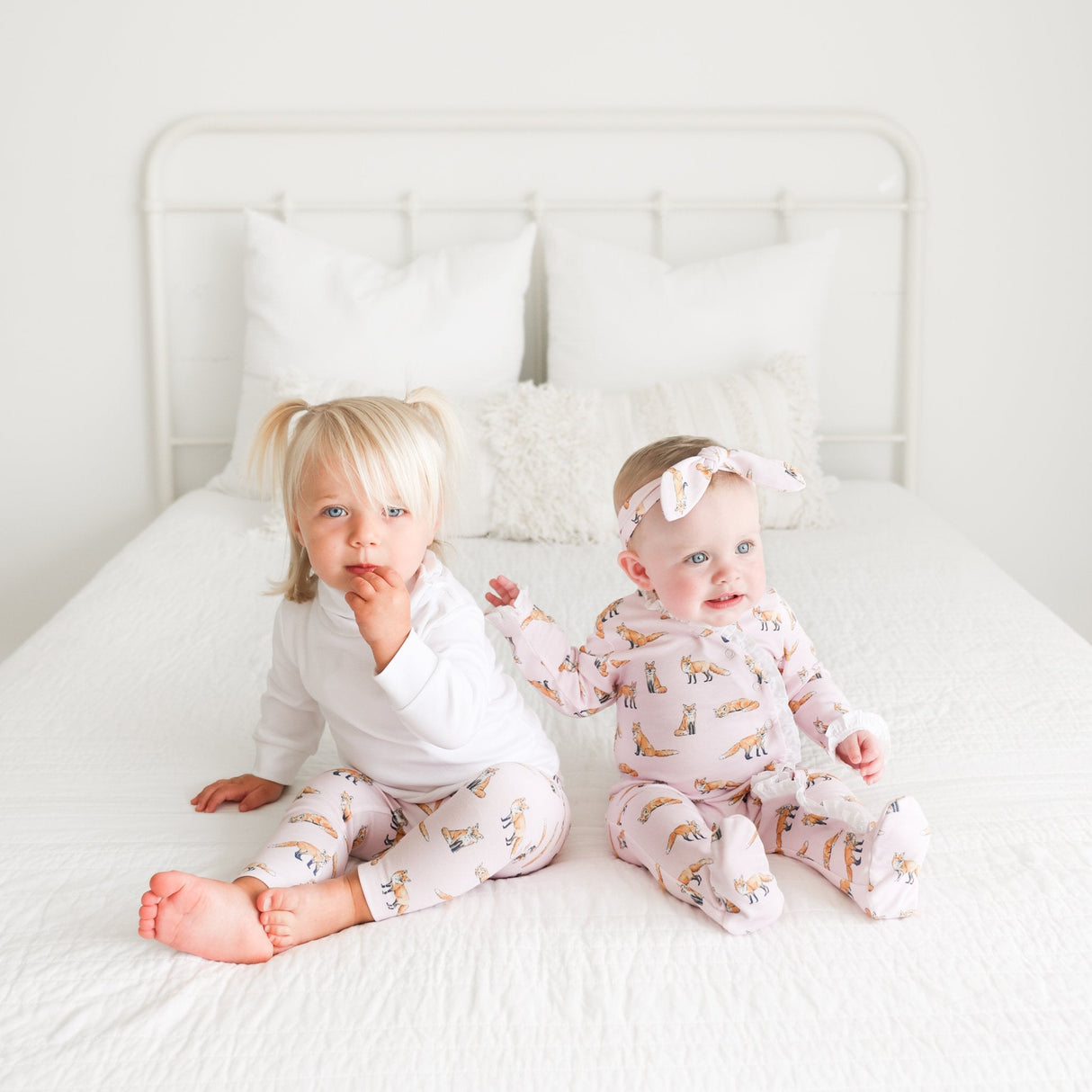 Pink Fox Legging - HoneyBug 