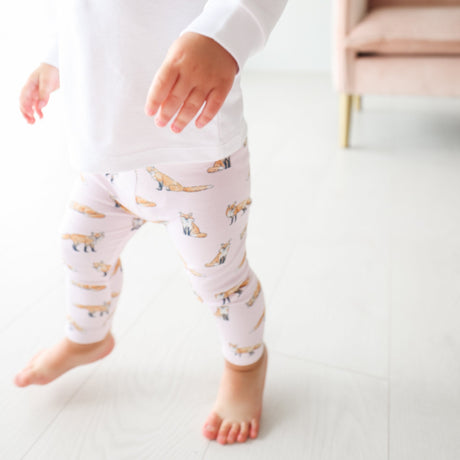 Pink Fox Legging - HoneyBug 
