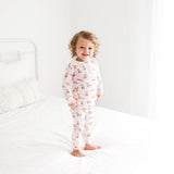 Pink Fox 2-Piece Pajama - HoneyBug 
