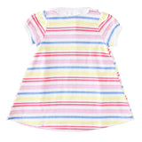 Rainbow Stripe Collared Dress - HoneyBug 
