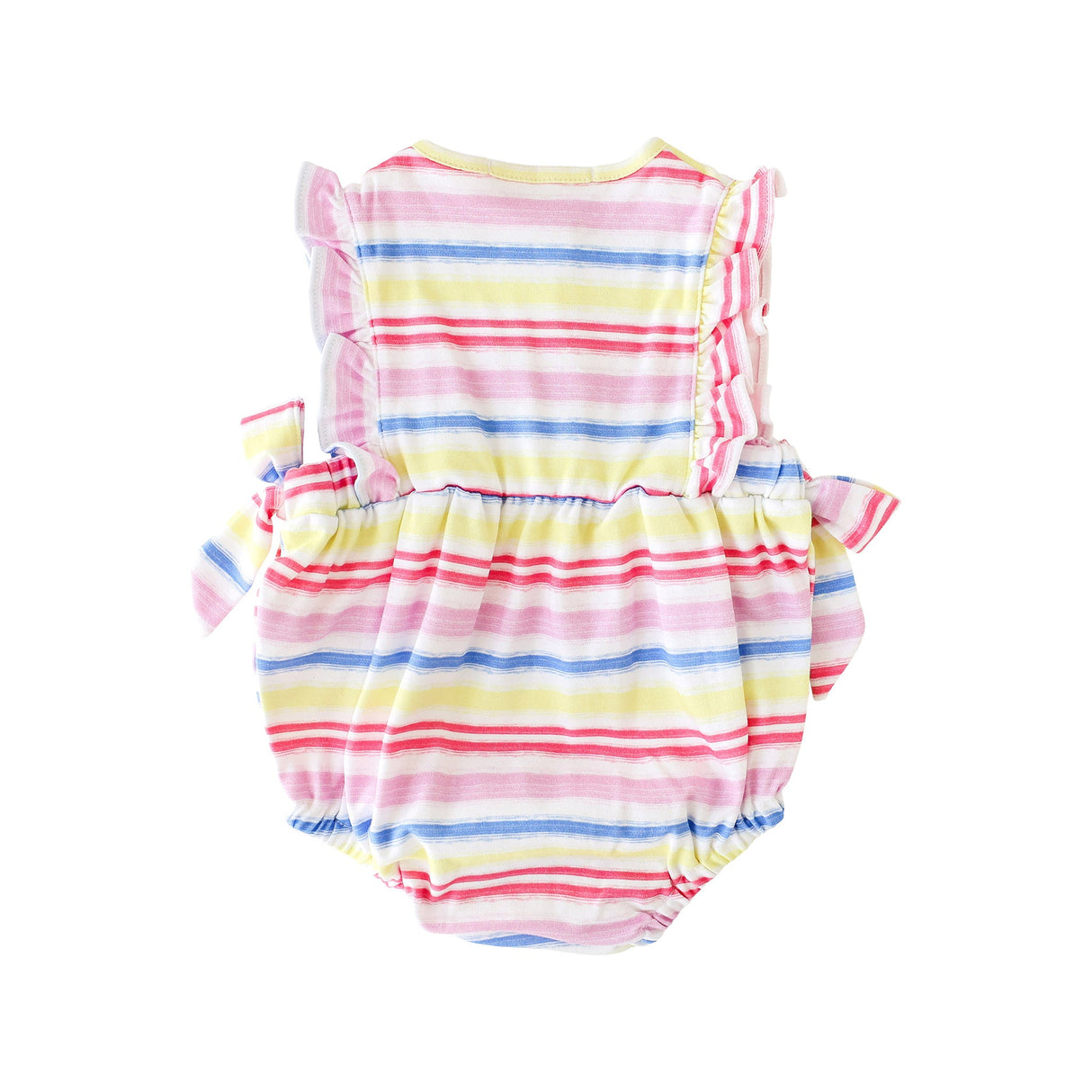 Rainbow Stripe Side Tie Bubble - HoneyBug 