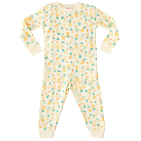 Pineapple Print 2-Piece Pajama - HoneyBug 