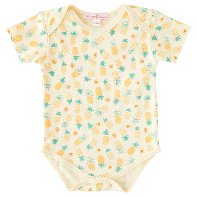 Pineapple Print Onesie - HoneyBug 