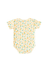 Pineapple Print Onesie - HoneyBug 