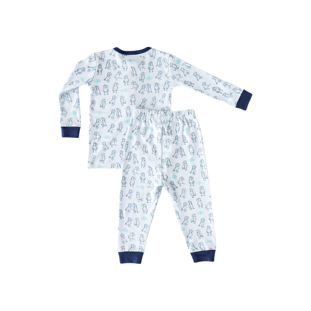 Puffin Print 2-Piece Pajama - HoneyBug 