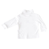 Solid White Turtleneck - HoneyBug 