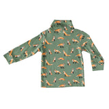 Green Fox Turtleneck - HoneyBug 