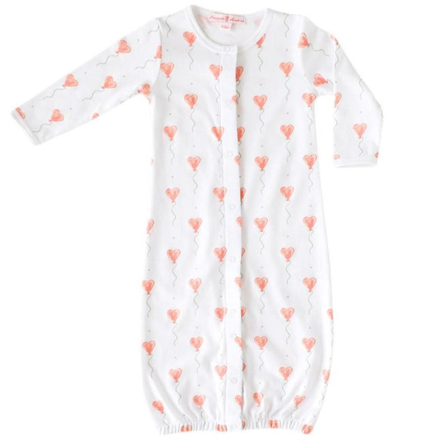 White Heart Balloon Converter Gown - HoneyBug 