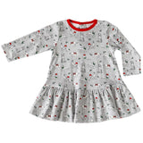 Holiday Dalmatian Swing Dress - HoneyBug 
