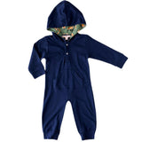 Navy Blue Fox Jumpsuit - HoneyBug 
